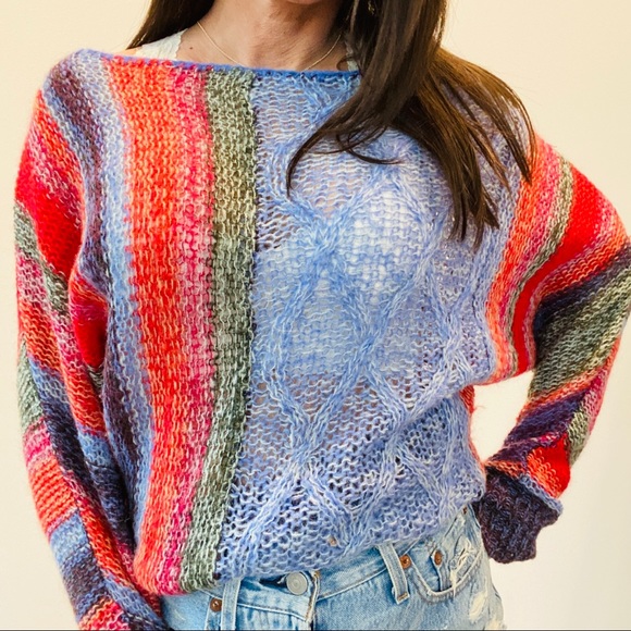 Free People Sweaters - Free People Women’s Sweater Multi Size XS EUC